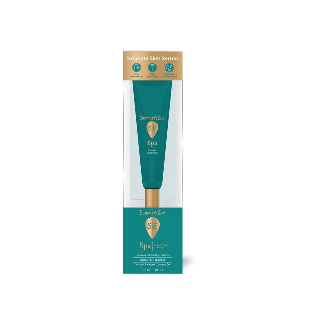 Summers Eve Spa Intimate Skin Serum 1.0 fl oz Coconut Vitamin E Aloe NEW